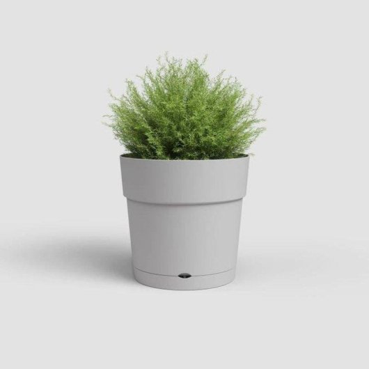 Jardinière Artevasi Capri Large 30 cm Autonome Gris Clair Réservoir Eau