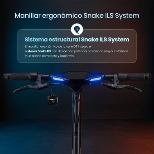 Patinete eléctrico Smartgyro Rockway GT Dual 1000W Autonomía 50km Ruedas 10" Negro