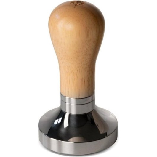 Tamper Eureka ajustable 58 mm madera roble acero inoxidable