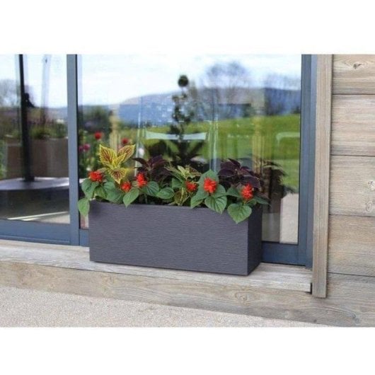 Jardinière EDA Graphit Up 25L Grigio Antracite Mate UV