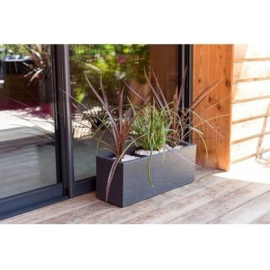 Jardinière EDA Graphit Up 25L Grigio Antracite Mate UV