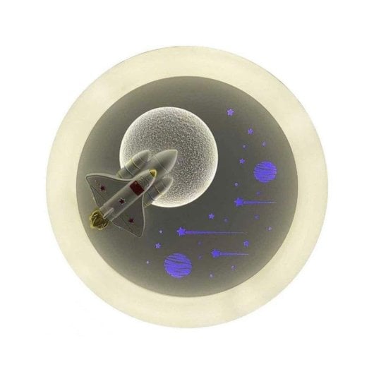 Ventilador de Techo con Luz Bel Air Home Nave 96W 91cm 6 Velocidades Motor DC Aspas Retráctiles Mando