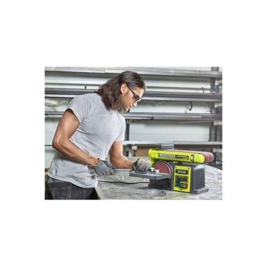 Lijadora de banco y disco Ryobi RBDS4601G 370W banda y disco