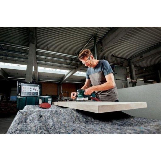 Lijadora Excéntrica Metabo SXE 450 TurboTec 350W Ø150mm
