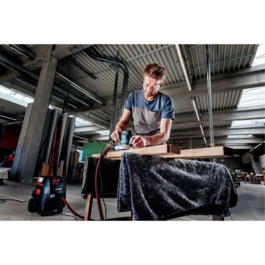 Lijadora Excéntrica Metabo SXE 450 TurboTec 350W Ø150mm