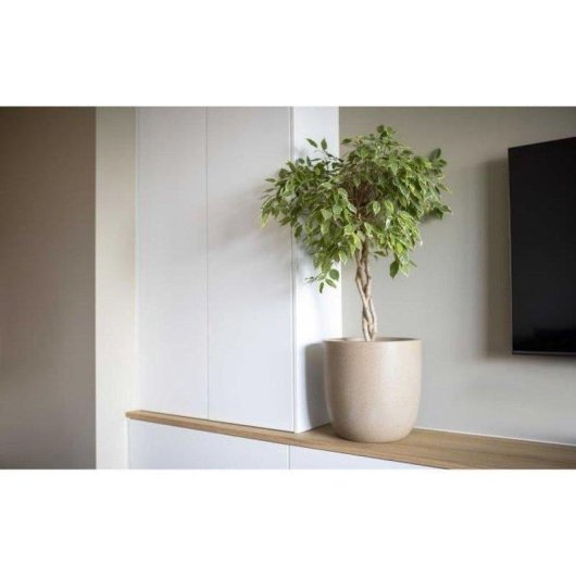 Macetero Redondo Capi Waste Smooth Beige Terrazzo 35 x 34 cm