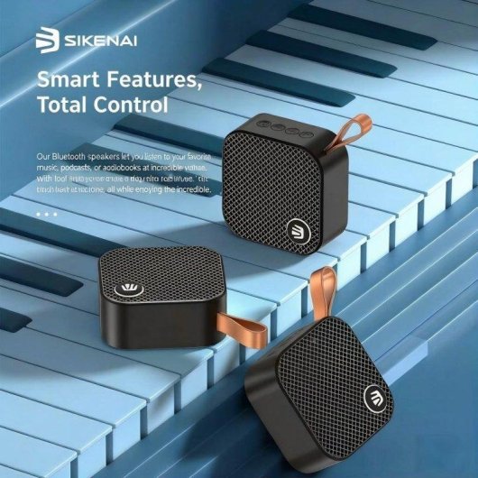 Altavoces Sikenei Bluetooth 40W portátiles con batería y tarjeta TF