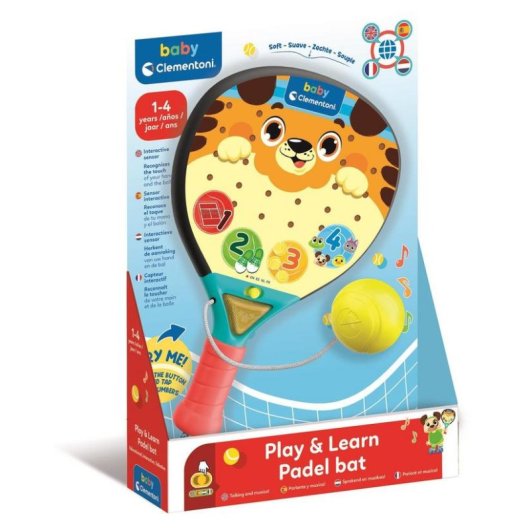 Juguete educativo Clementoni Baby Padel Interactivo con luces y sonidos