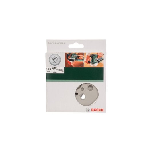 Almohadilla de lijado flexible Bosch PEX 300/400 AE 125 mm velcro 8 orificios