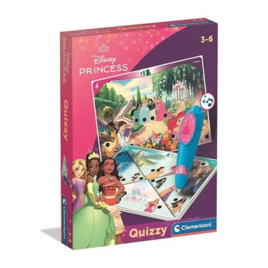Jogo Educativo Interactivo Clementoni Quizzy Princess 36+ Meses 24 Atividades