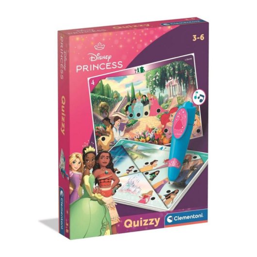 Jogo Educativo Interactivo Clementoni Quizzy Princess 36+ Meses 24 Atividades