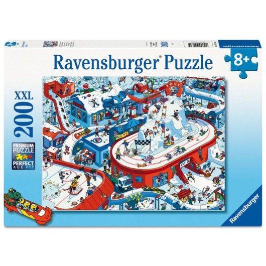 Puzzle Ravensburger XXL 200 peças Desportos de Inverno 8 anos