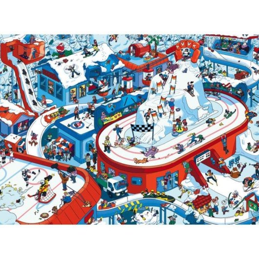 Puzzle Ravensburger XXL 200 peças Desportos de Inverno 8 anos