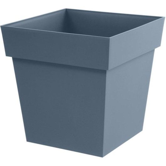 Jardinière carrée EDA Toscane Bleu Jean 49,5 x 49,5 x 52,5 cm 87 L