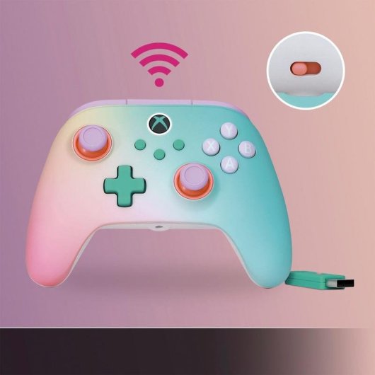 Mando inalámbrico Microsoft para Xbox Series X/S y PC con vibración