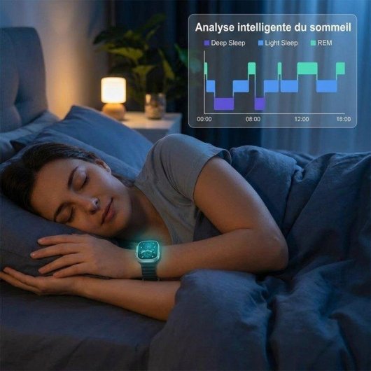 Generica U8 GPS Bluetooth 2,02'' Noir Taille Unique Pulsomètre Étanche IP68