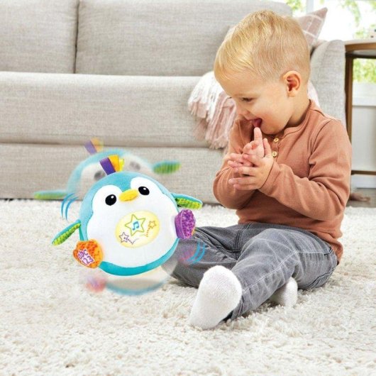 Peluche Interactivo VTech Baby Rouli'pingouin Magic Ball Multicolor
