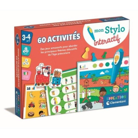 Clementoni Interaktiver Stift Lernspiel-Set 60 Spiele