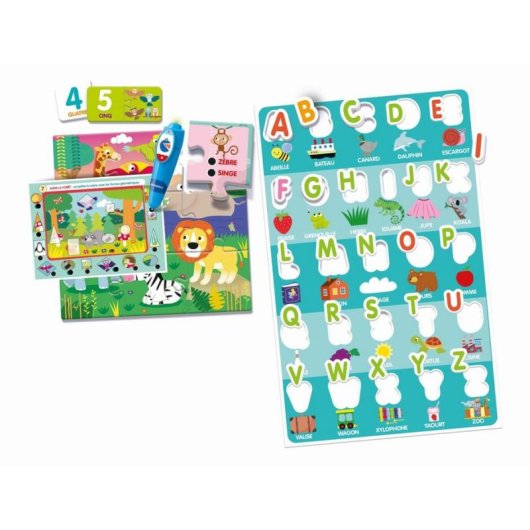 Clementoni Interaktiver Stift Lernspiel-Set 60 Spiele