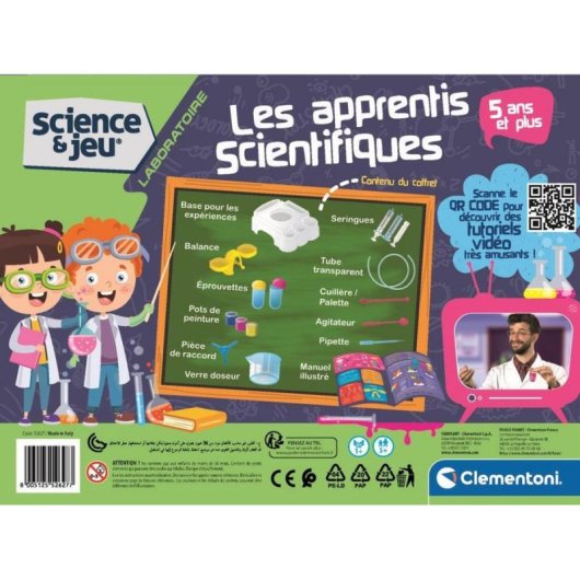 Laboratorio Científico Multisensorial Clementoni Les Apprentis Scientists (5+)