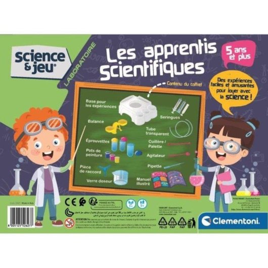 Laboratorio Científico Multisensorial Clementoni Les Apprentis Scientists (5+)