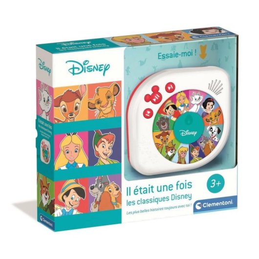 Reproductor de historias infantil Clementoni Disney Story Player 12 relatos, altavoz integrado