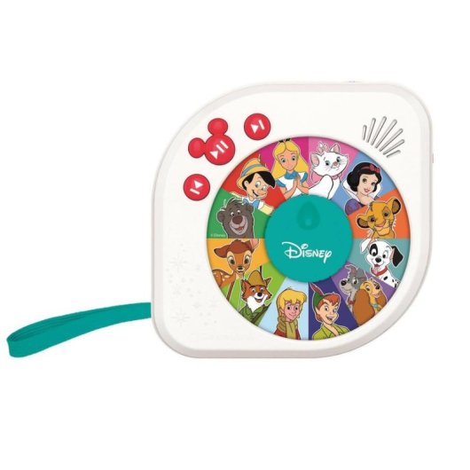 Reproductor de historias infantil Clementoni Disney Story Player 12 relatos, altavoz integrado