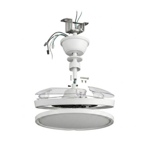 Deckenventilator mit Licht Yatek Mia 60W 107cm 6 Stufen Einklappbare Flügel Fernbedienung