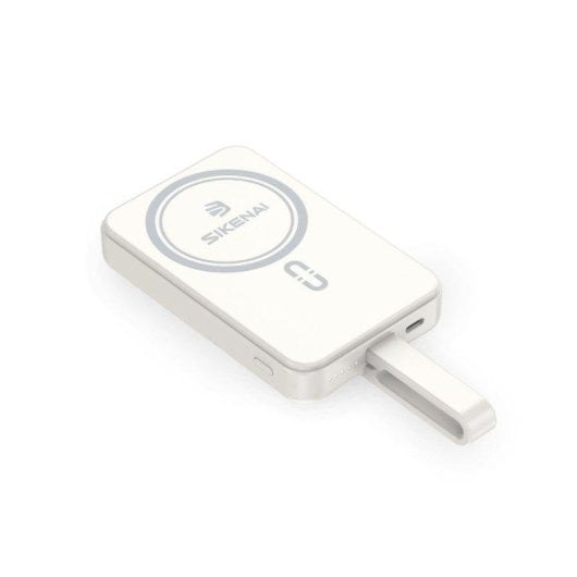 Sikenai QS-19 10000mAh Schnellladung Powerbank Magnatisch Kabellos Beige