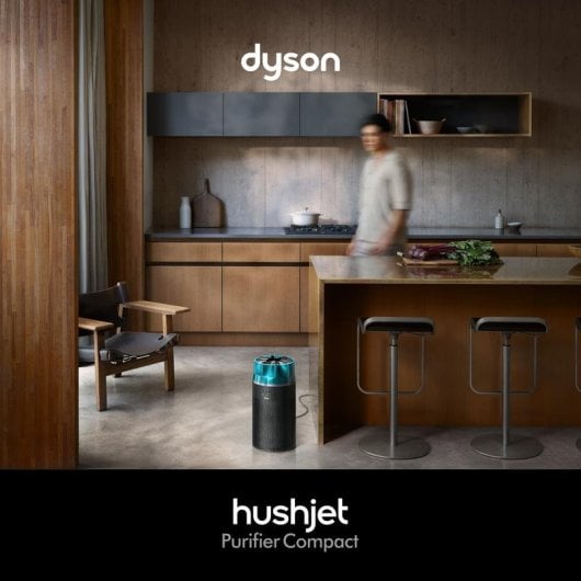Purificador de aire Dyson HushJet Negro 100 m² Filtro 360° Pantalla LCD