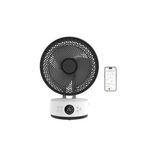 Tischventilator Tragbar Meaco MeacoFan Sefte 10 Pro 12 Stufen Leise Wi-Fi