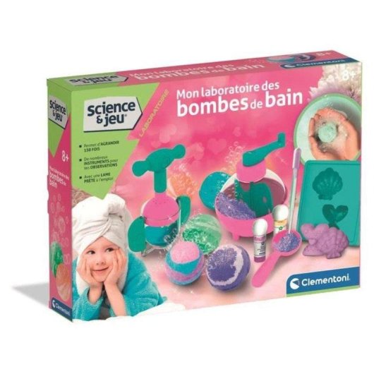 Kit Laboratorio Clementoni My Bath Bomb Laboratory para Crear Bombas de Baño