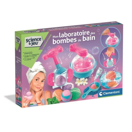 Kit Laboratorio Clementoni My Bath Bomb Laboratory para Crear Bombas de Baño