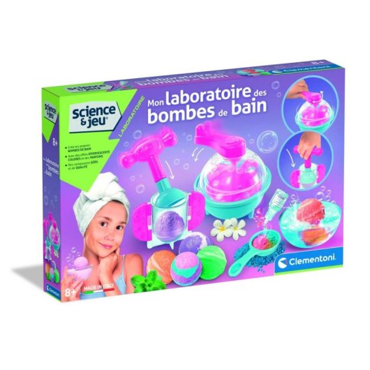 Kit Laboratorio Clementoni My Bath Bomb Laboratory para Crear Bombas de Baño
