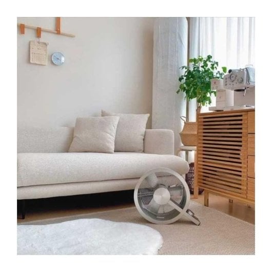 Ventilatore da Tavolo Stadler Form Q 35W Inox 43cm 3 Velocità 2400m3/h Inclinabile