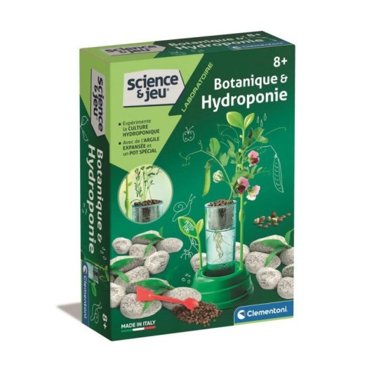 Kit Educativo Hidroponia Clementoni Botanics & Hydroponics Sem Solo (8+)