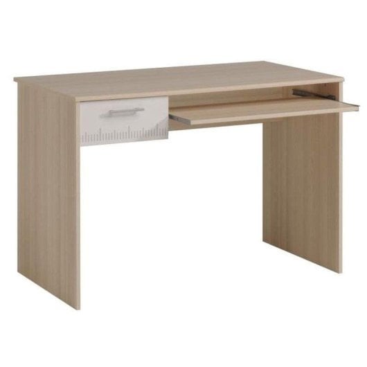 Set Camera Bambini 3 Pezzi Parisot Charlemagne Letto 90x190 + Scrivania Acacia Chiaro