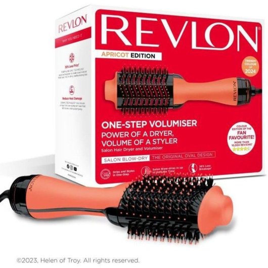 Cepillo Moldeador Revlon RVDR5222AE 800W Cerámica Iónica 2 Temperaturas Golpe de Aire Frío