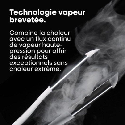 Dampf-Haarglätter L'Oréal Steampod 4 Utopia Keramik 3 Temperaturstufen Blau Glacier