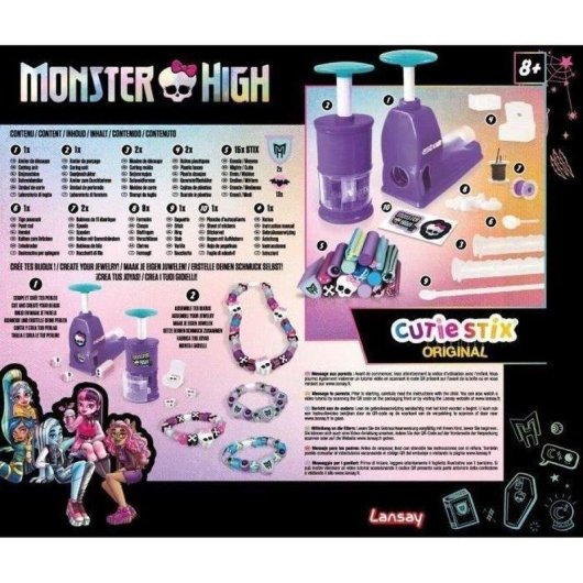 Kit Creación Joyería Monster High Lansay Cutie Stix Original