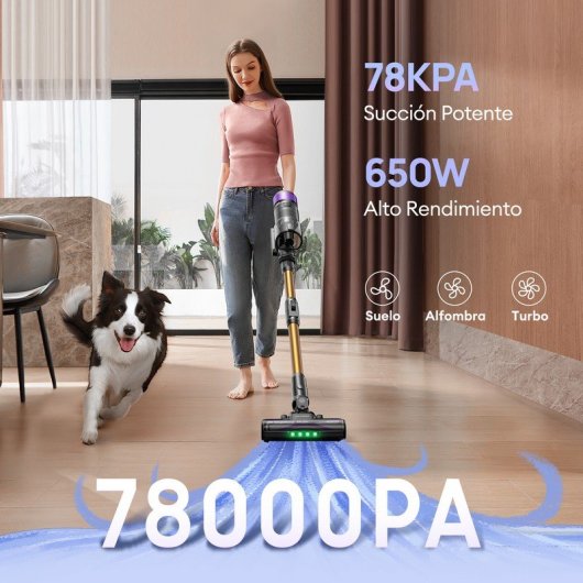 Akku Staubsauger Ultenic U20 600W 60 Minuten Anti-Verheddern Große Flächen