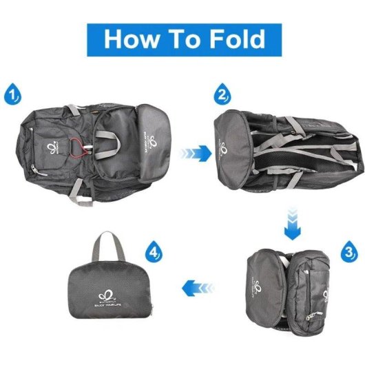Mochila dobrável Waterfly TransformerX resistente à água 20L