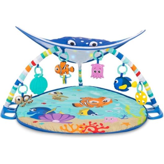 Tapete de Atividades Disney Baby Mr. Ray Ocean Lights com Música e Luzes