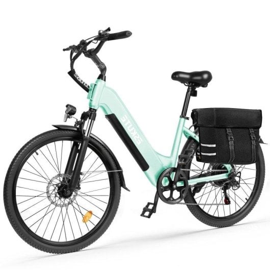 Bicicleta Eléctrica Eskute C202 26" 250W 48V 17.5Ah Verde Shimano 7 velocidades