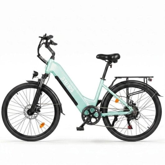 Bicicleta Eléctrica Eskute C202 26" 250W 48V 17.5Ah Verde Shimano 7 velocidades