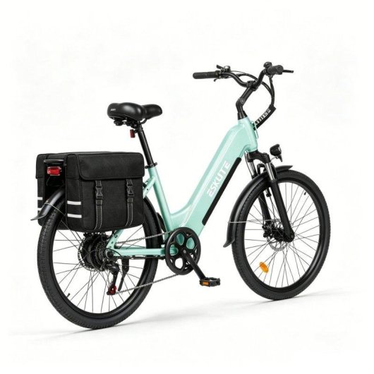 Bicicleta Eléctrica Eskute C202 Verde 26" 250W 48V 17,5Ah transmisión Shimano