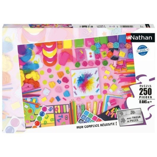 Puzzle Nathan L’atelier Du Bricolage 250 Peças 8+ Cartão 49x36 cm