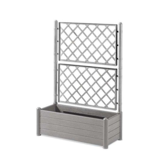 Pflanzkübel Stefanplast Italia 100 x 43 x 142 cm Grau Steinoptik Holzdekor