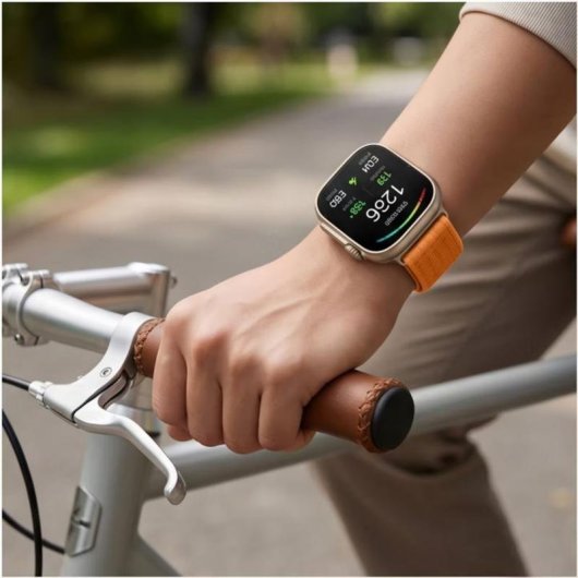 Bracelet montre 4Kom Huawei Watch Fit 3 Nylon Orange