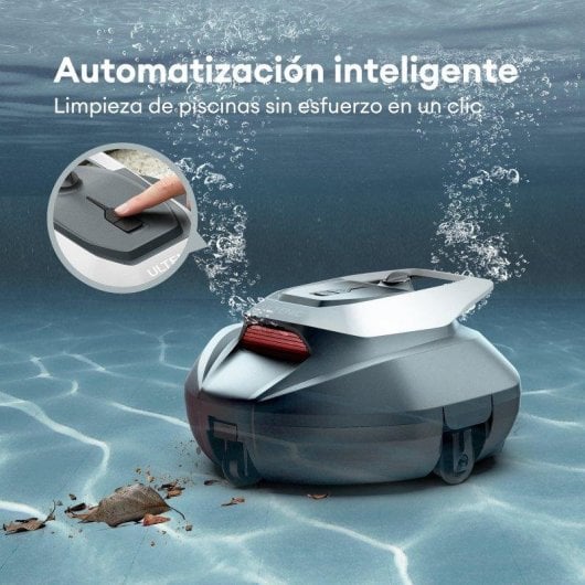 Robot Limpiafondos Piscina Ultenic Sans Fil 90min 80m²